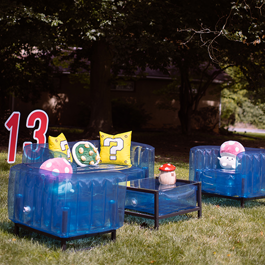 Gallery Loveseat - Blue