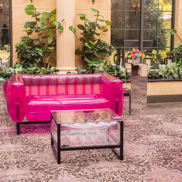 Gallery Loveseat - Pink Gallery Loveseat - Pink