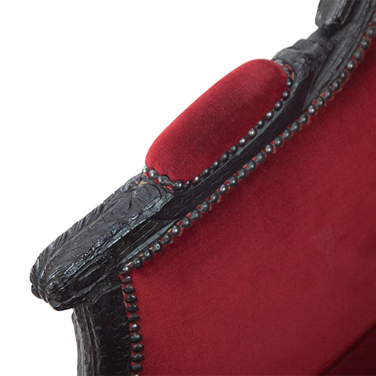 Vintage Gramercy Wingback Chair - Red (10)