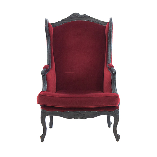 Vintage Gramercy Wingback Chair - Red (10)