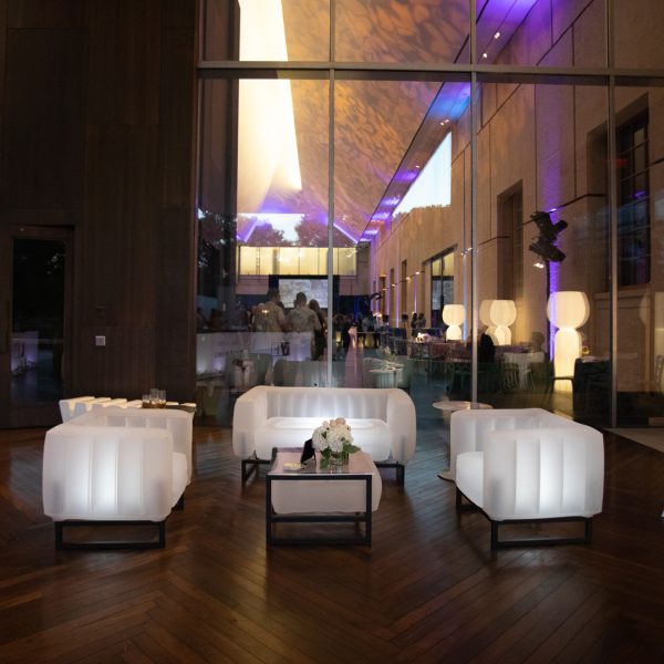 Gallery Loveseat - Frosted White - LED Gallery Loveseat - Frosted White - LED