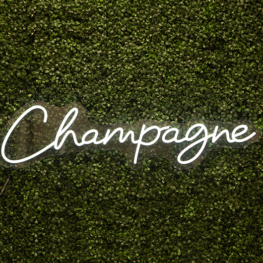 Champagne Neon Sign 32x9 Champagne Neon Sign 32x9