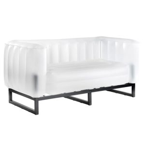 Gallery Loveseat - Frosted White - LED