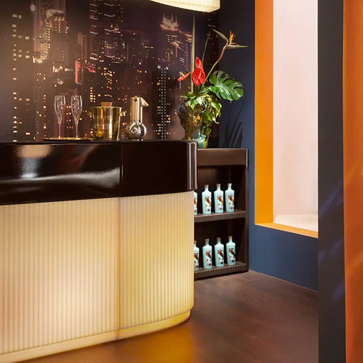 Martini Bar 47" Section - Espresso