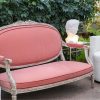 Chateau Sofa - Pink Velvet (1)