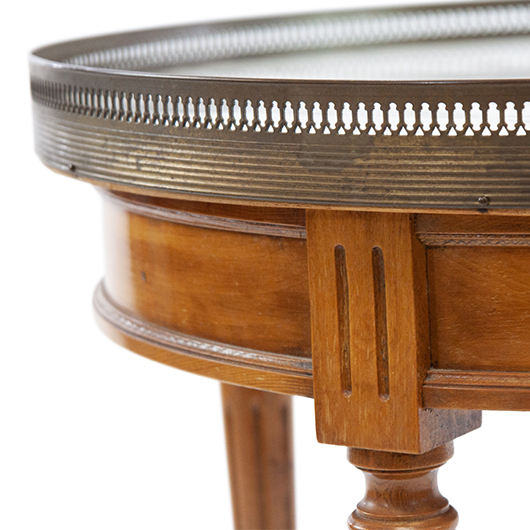 French Marble Top Card Table 24" (1) French Marble Top Card Table 24" (1)