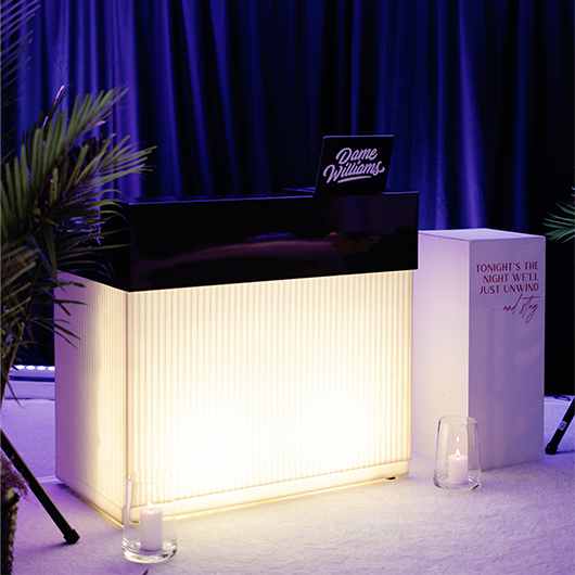 Martini Bar 47" Section - Espresso