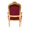 Antique Gilt Throne Chair (2) Antique Gilt Throne Chair (2)