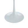 Tulip Side Table - Marble Top | White