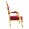 Antique Gilt Throne Chair (2) Antique Gilt Throne Chair (2)