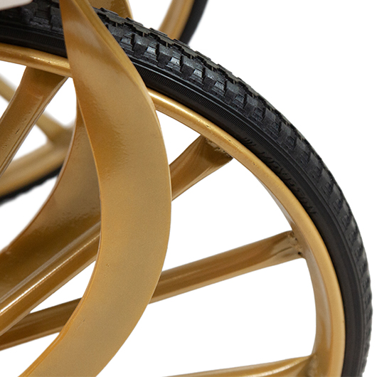 Bastille Cart With Shelf - White