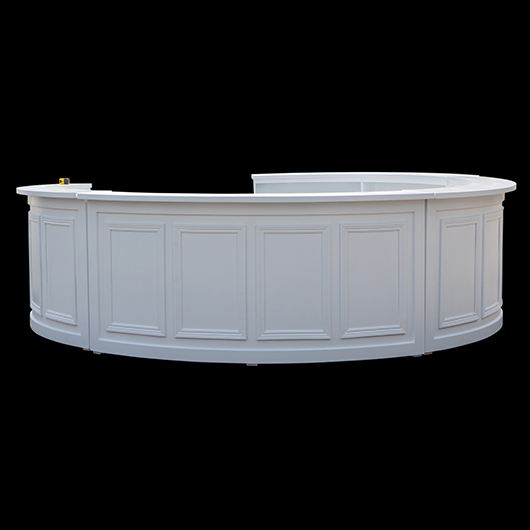 Savoy Bar Curve - White