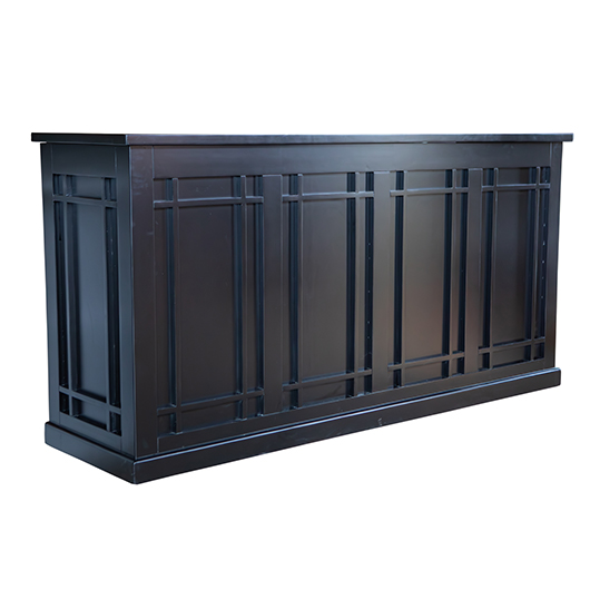 Bristol Bar - Black 84"