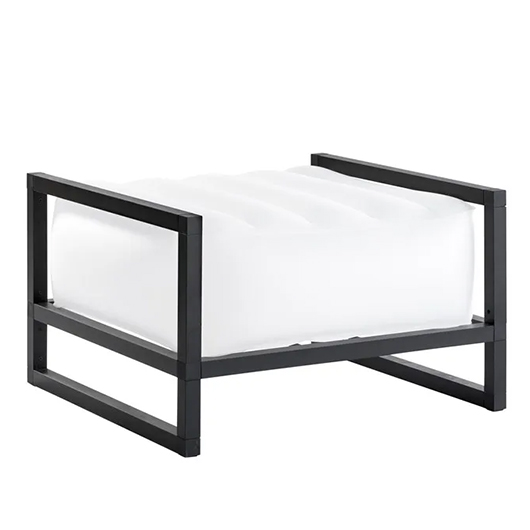 Gallery Ottoman - Frosted White - LED