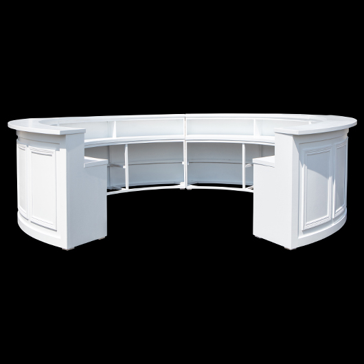 Savoy Bar Curve - White