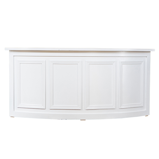 Savoy Bar Curve - White