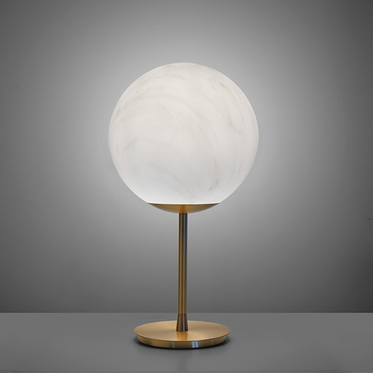 Marble Orb Lamp - 21.75"