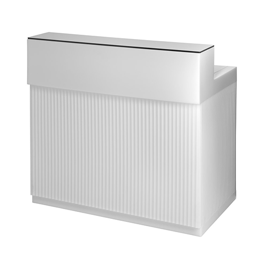 Martini Bar 47" Section - White