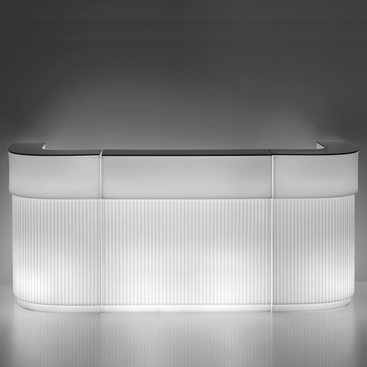 Martini Bar 47" Section - White