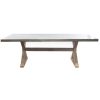 Zinc Trestle Table