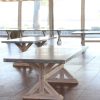 Zinc Trestle Table