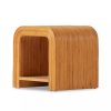 Rattan Waterfall Side Table