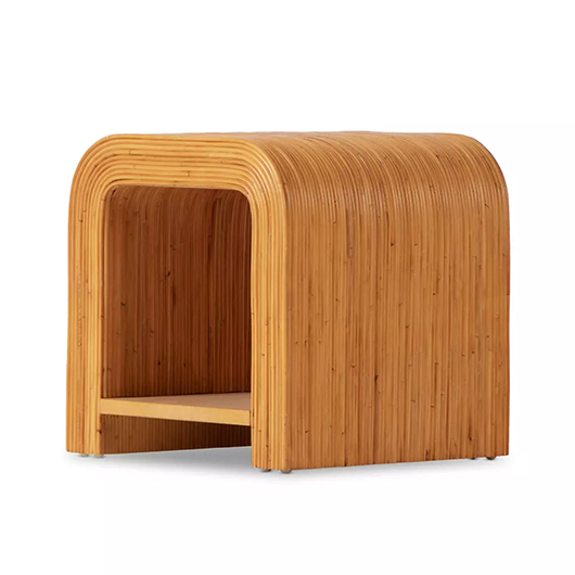 Rattan Waterfall Side Table