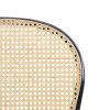 Modern Cane Chair - Black