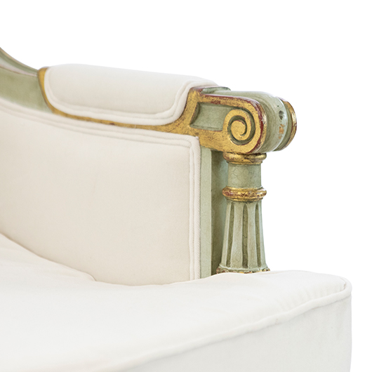 Vintage Celadon Loveseat (1) Vintage Celadon Loveseat (1)