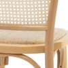 Modern Cane Chair - Natural