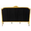 Antique Giltwood Sofa - Black (1)