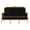 Antique Giltwood Sofa - Black (1)