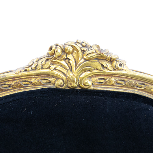 Antique Giltwood Armchair - Black (2) Antique Giltwood Armchair - Black (2)