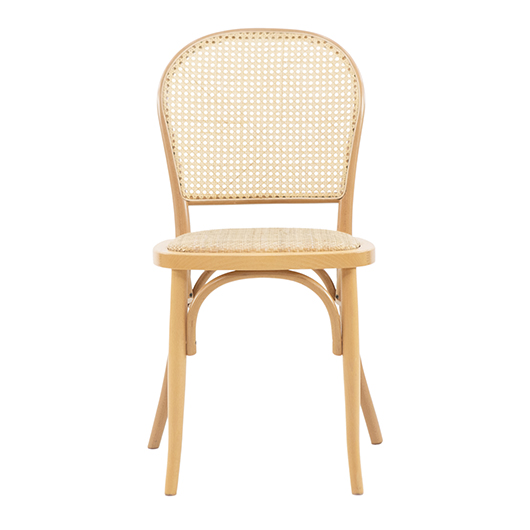 Modern Cane Chair - Natural