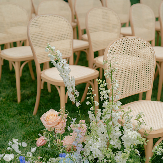 Modern Cane Chair - Natural