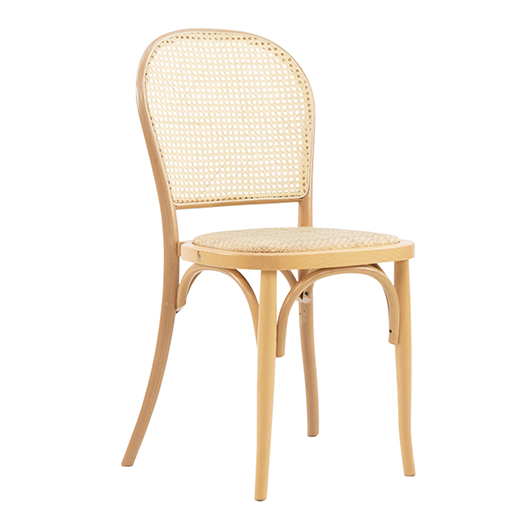 Modern Cane Chair - Natural