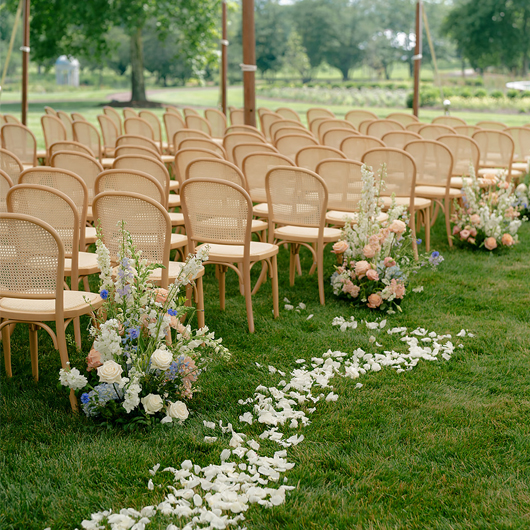 Modern Cane Chair - Natural