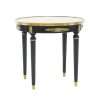 French Gilt Glass Accent Table (2)