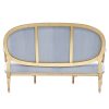 French Blue Gilt Sofa (1)