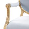 French Blue Gilt Sofa (1)