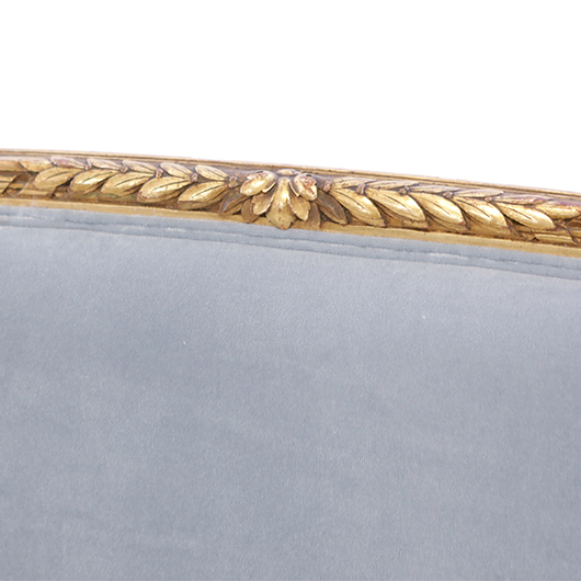 French Blue Gilt Sofa (1)