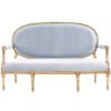 French Blue Gilt Sofa (1)
