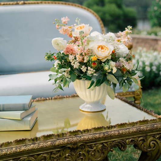 French Blue Gilt Sofa (1)