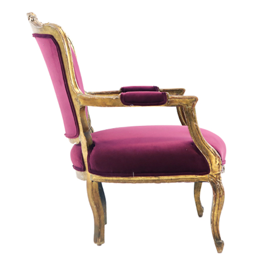 Amethyst Gilt Armchair (2)