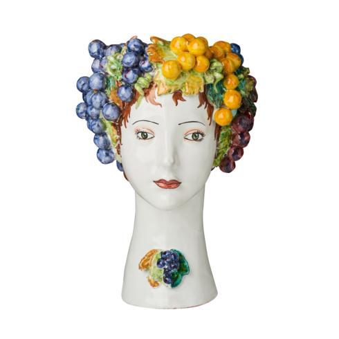 Sicilian Bust Vase - Lemon