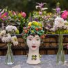 Sicilian Bust Vase - Persimmon