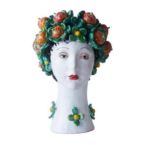 Sicilian Bust Vase - Lemon