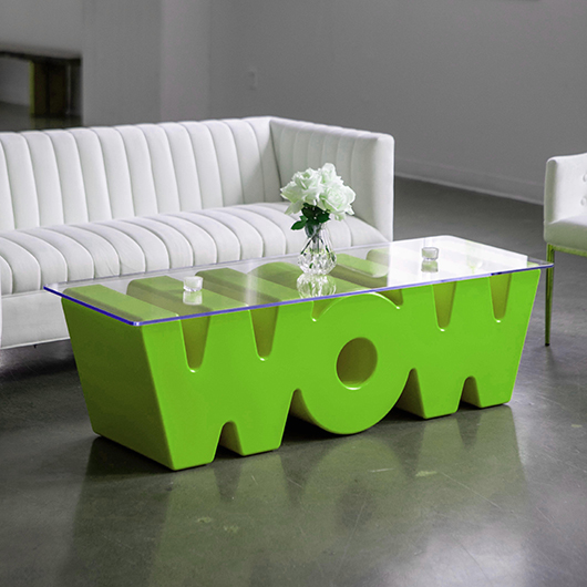 Wow Coffee Table - Lime Green