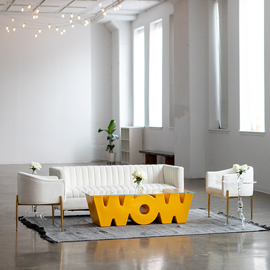 Wow Coffee Table - Yellow Wow Coffee Table - Yellow