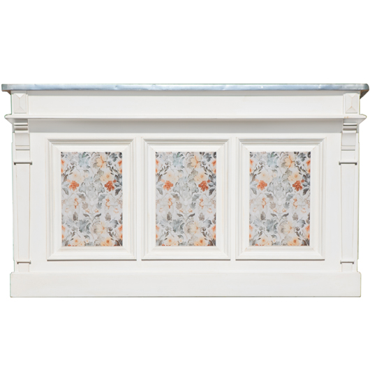 Branded Antique White Bistro Bar